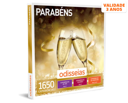 Parabéns | 1650 Experiências