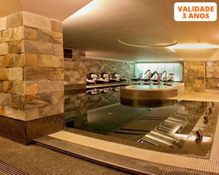 Porto Palácio Spa 5* | Circuito Aqua c/ Hidromassagem, Cromoterapia e Hammam | 1 ou 2 Pessoas