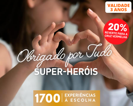 Obrigado Por Tudo! Super Heróis | 1700 Experiências