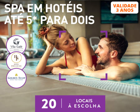 SPAs de Hotel para Dois | Circuito + Massagem ou Tratamento | 20 Locais à Escolha