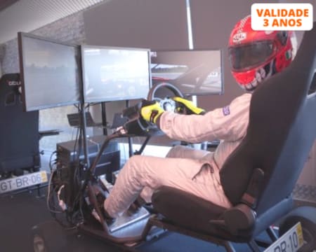 Sinta a Adrenalina! Experiência GT no Autódromo Virtual de Braga | 1h