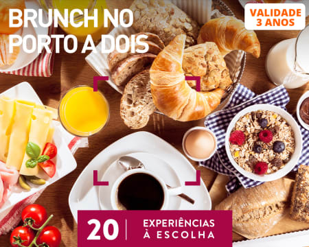 Brunch no Porto a Dois | 20 Experiências à Escolha