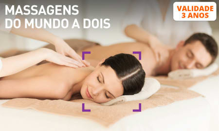 Massagens do Mundo a Dois | 100 Locais à escolha