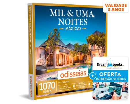 Mil & Uma Noites Mágicas - 1 ou 2 Noites e Acesso ao Spa | 1070 Hotéis