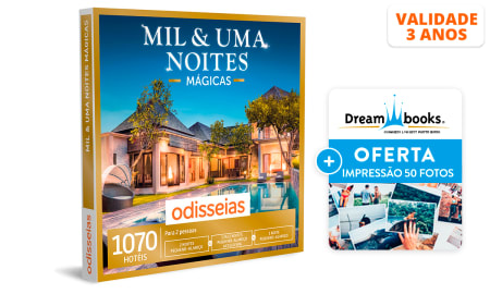 Mil & Uma Noites Mágicas - 1 ou 2 Noites e Acesso ao Spa | 1070 Hotéis