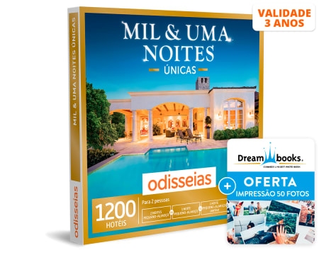 Mil & Uma Noites Únicas - 1 Noite com Jantar ou 2 Noites | 1200 Hotéis