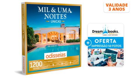 Mil & Uma Noites Únicas - 1 Noite com Jantar ou 2 Noites | 1200 Hotéis