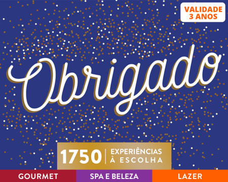 Obrigado | 1750 Experiências Obrigado | 1750 Experiências