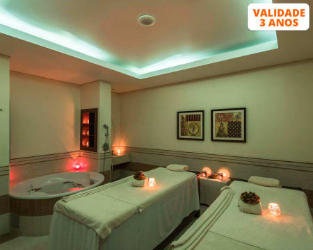 Especial para Dois: Massagem + Circuito + Ritual Chá | 3 Spa Satsanga Vila Galé