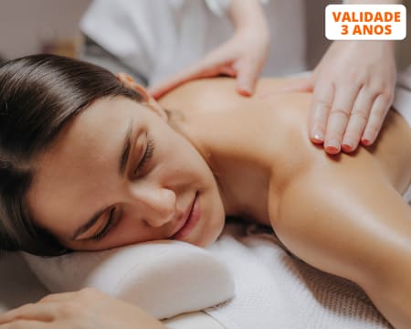 Momento Relax! Massagem Corporal + Massagem Facial c/ Lifting - 1, 3 ou 5 Sessões | Sacavém