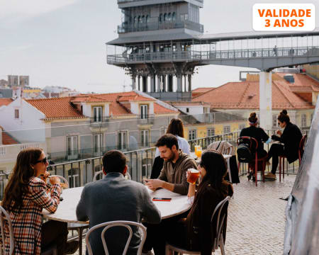 Brunch a Dois nos Terraços do Carmo c/ Vista Sobre Lisboa | TOPO Chiado