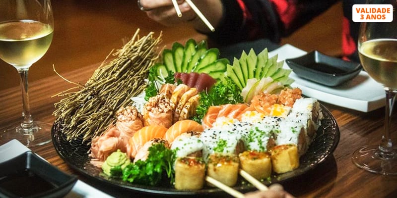 Combinado de 40 Peças de Sushi & Sashimi c/ Sangria para Dois | Mokuzai Lounge - Lisboa