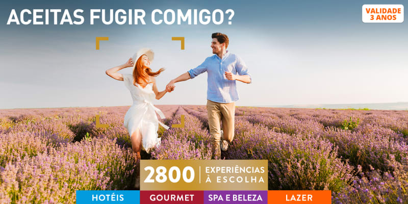Aceitas Fugir Comigo? | 2800 Experiências à Escolha Aceitas Fugir Comigo? | 2800 Experiências à Escolha