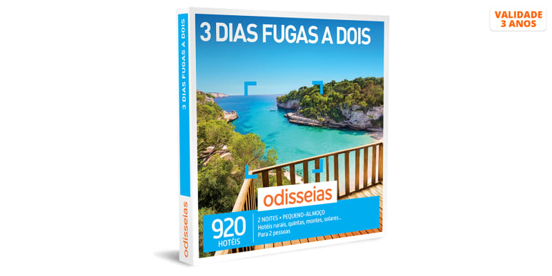 3 Dias Fugas a Dois | 920 Hotéis