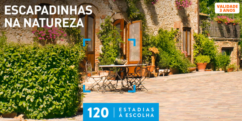 Escapadinhas na Natureza | 120 Estadias à Escolha