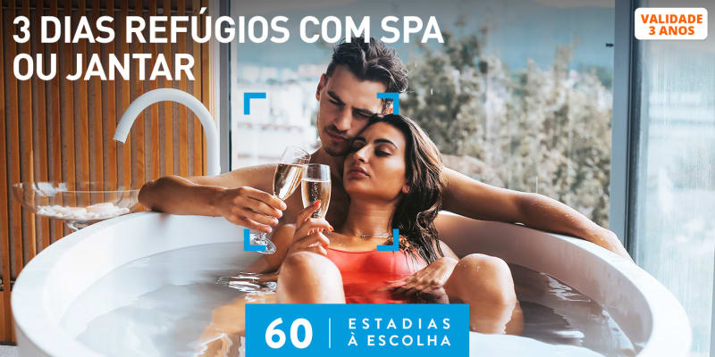 3 Dias Refúgios com Spa ou Jantar | 60 Estadias à Escolha
