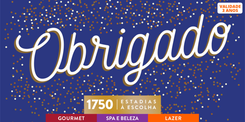 Obrigado | 1750 Experiências Obrigado | 1750 Experiências