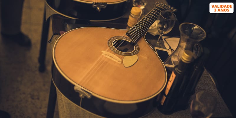 Fado na Avenida da Liberdade! Menu Completo c/ Garrafa de Vinho para Dois | Restaurante Devagar Devagarinho