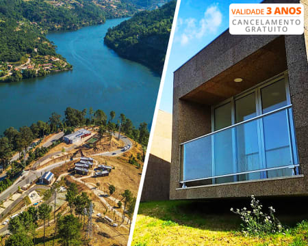 Parque de Campismo de Mourilhe - Cinfães | Estadia Vista Rio Douro em Bungalow com Opção Jantar