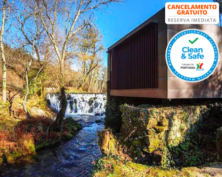 Casa Moinho da Porta - Póvoa de Lanhoso | Estadia em Família em Estúdio à Beira-rio