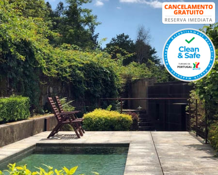 Casa Moinho da Porta - Póvoa de Lanhoso | Estadia até 4 pessoas c/ Piscina à Beira-rio