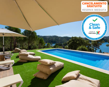 Villa Nova Nautic & Nature Hostel - Castelo de Bode | Estadia em Família c/ Vista Barragem & Opção Canoagem