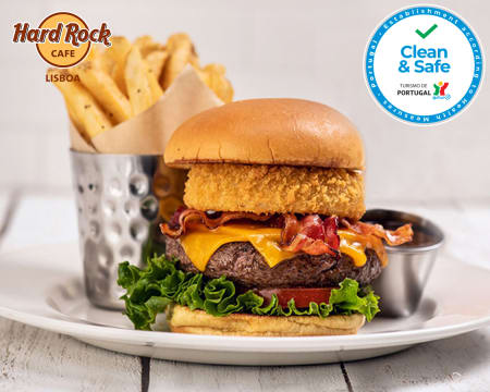 Hard Rock Cafe Lisboa | Clássicos Americanos & Rock n Roll para Dois Hard Rock Cafe Lisboa | Clássicos Americanos & Rock n Roll para Dois