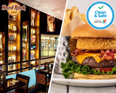 Hard Rock Cafe Lisboa! Clássicos Americanos & Rock n´Roll para Dois
