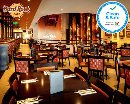Hard Rock Cafe Lisboa! Clássicos Americanos & Rock n´Roll para Dois