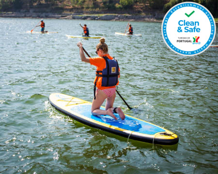 Aula de Stand Up Paddle no Rio Paiva para Dois - 1h30 | NaTour Way