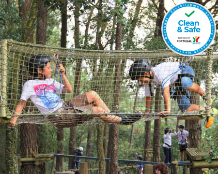 Arvorismo no Parque Aventura Cova da Baleia! 3 Circuitos à Escolha | Mafra