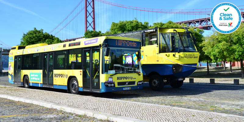 HIPPOtrip | Passeio em Lisboa por Terra e Água - Bilhete Criança ou Adulto HIPPOtrip | Passeio em Lisboa por Terra e Água - Bilhete Criança ou Adulto