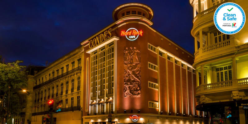 Hard Rock Cafe Lisboa! Clássicos Americanos & Rock n´Roll para Dois