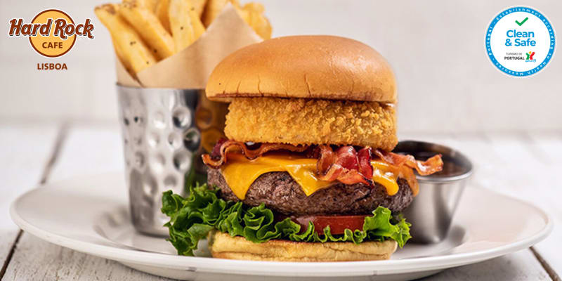 Hard Rock Cafe Lisboa! Clássicos Americanos & Rock n´Roll para Dois