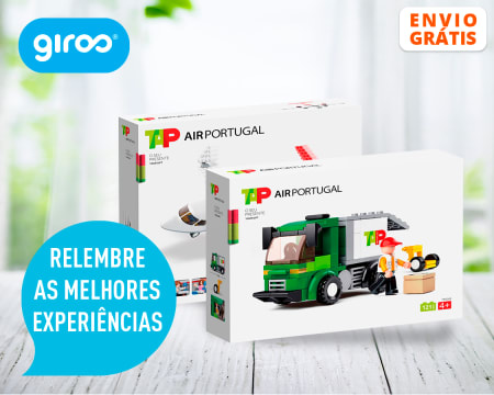 Conjunto Avião + Carro & Carrinha Catering TAP - Construir os Próprios Brinquedos! Entrega Grátis