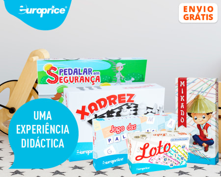 Conjunto de 5 Jogos Clássicos para Toda a Família- Diversão e Aprendizagem! Entrega Grátis