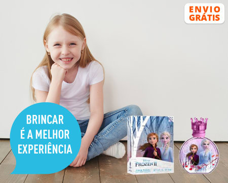 Eau de Toilette da Frozen 100ml - Para Uma Princesa Cheirosa! Entrega Grátis