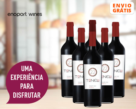6 Garrafas de Tonel 22 Reserva DOC Tinto | Entrega Grátis! Enoport Wines