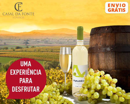 6 Garrafas de Abaladiço Branco 2017 - Casal da Fonte | Entrega Grátis em Casa