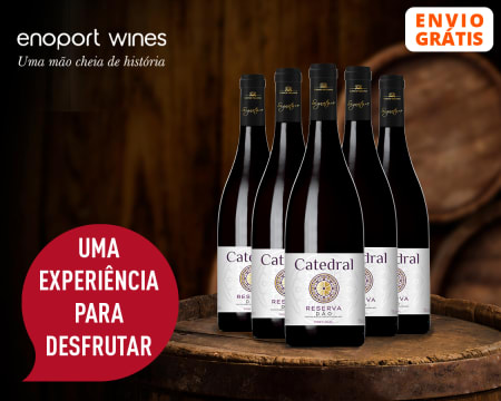 6 Garrafas Catedral Reserva Tinto DOC Dão 2019 | Entrega Grátis! Enoport Wines