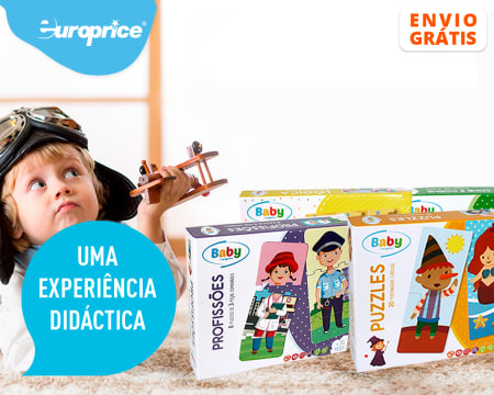 Conjunto de 4 Puzzles para Criança - Diversão e Aprendizagem! Entrega Grátis