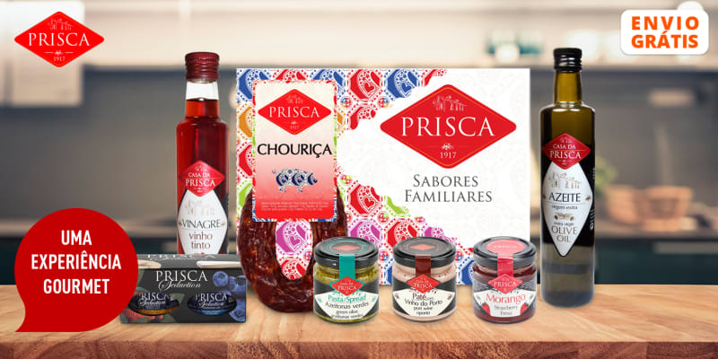 Cabaz Casa da Prisca - Entrega Grátis em Casa | 7 Produtos para Degustar