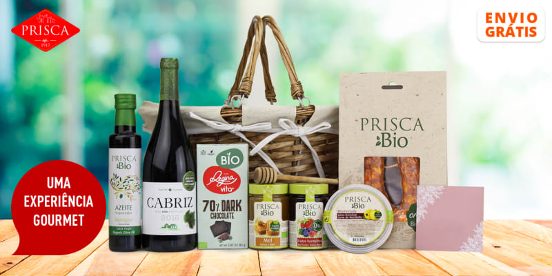 Cesta Casa da Prisca - Entrega Grátis em Casa | 7 Produtos Biológicos