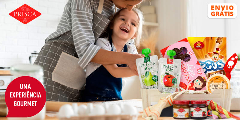 Cabaz para Criança - Entrega Grátis em Casa | 9 Produtos +  Brinquedo p/ Menina | Casa da Prisca