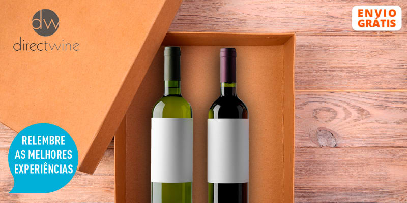 Prova de Vinhos em Casa! Box c/ Workshop Online + 2 Garrafas de Vinho | Direct Wine