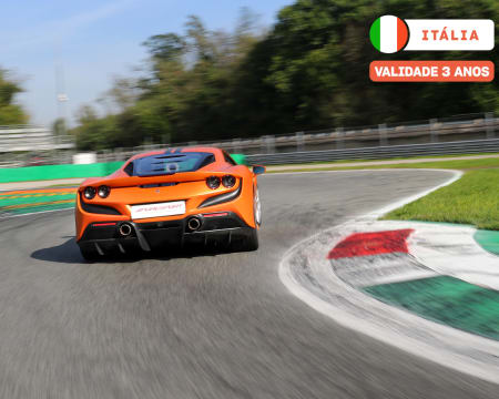 Experiência VIP: Acelere no Autódromo Vairano com um Ferrari F8 - 2 Voltas em Circuito | Itália