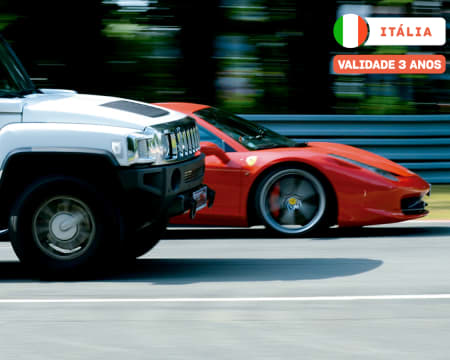 Experiência VIP: Test Drive de 10 Voltas num Ferrari F458 Italia | Circuito de Castelletto di Branduzzo