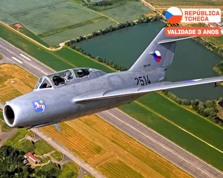 Experiência VIP: Voo num Jacto MIG-15 na República Checa - 20 Minutos | Migflug