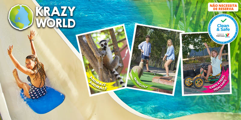 Krazy World Zoo! Dia de Diversão Máxima na Natureza - Algarve
