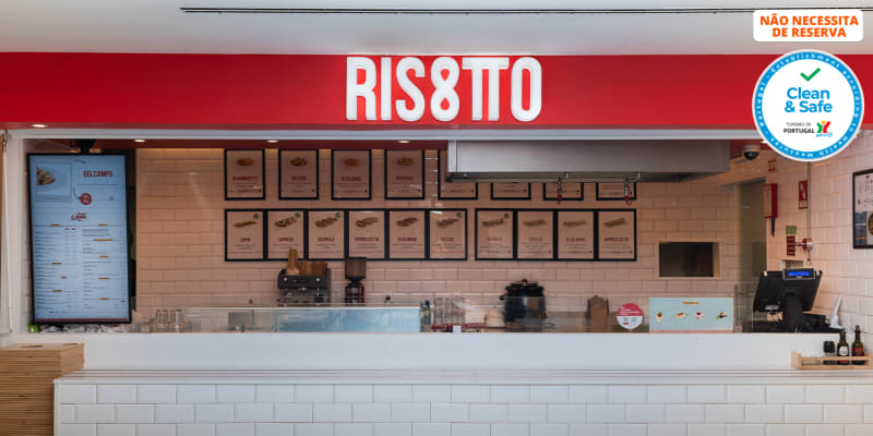Ris8tto | Saboreie Risottos Exclusivos a Dois - 3 Locais à Escolha | Sem Reserva
